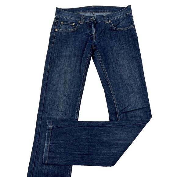 Vintage Ice Iceberg Women Denim Skinny Blue Jeans Straight Leg Pants US 27 - Picture 2 of 10